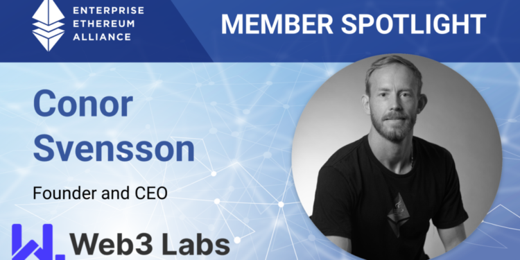 EEA Member Spotlight with Conor Svensson, Founder and CEO of Web3 Labs